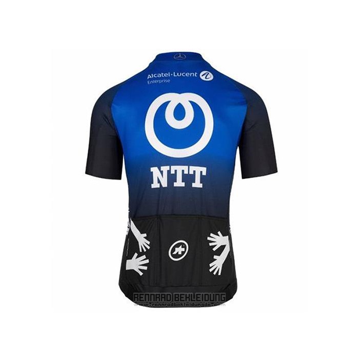 2020 Fahrradbekleidung NTT Pro Cycling Blau Shwarz Trikot Kurzarm und Tragerhose - zum Schließen ins Bild klicken
